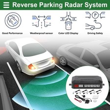 Reverse Backup Radar System Reverse Parking Sensors 4 Pcs Parking Sensors