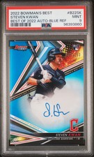 2022 BOWMAN'S BEST BEST OF 2022 AUTOS #B22SK STEVEN KWAN 78/150 PSA 9 AUTO