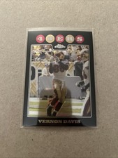 2008 Topps Chrome Vernon Davis #TC103 San Francisco 49ers Football Vintage Card