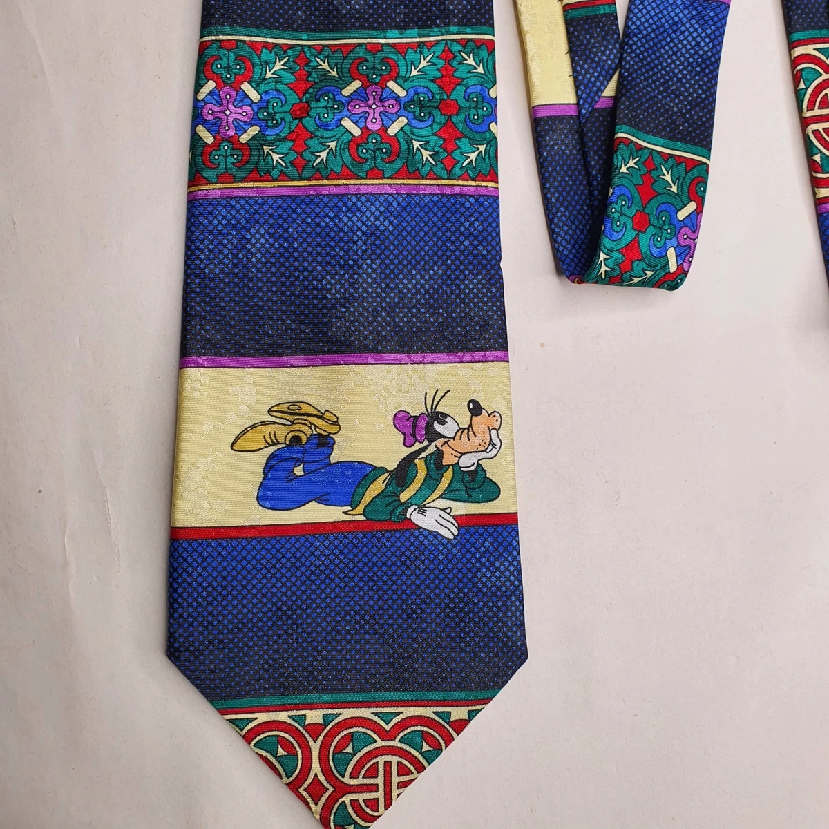 Disney Goofy Neck Tie Colourful Polyester 