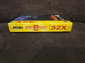 SEGA GENESIS 32X MORTAL KOMBAT 2 COMPLETE IN BOX CIB RARE AUTHENTIC 