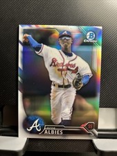 2016 Bowman’s Chrome Prospects Ozzie Albies Chrome Refr 70/499
