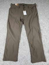 NWT Prana Brion Slim Pants II Men?s 42 X 30 Mud Brown