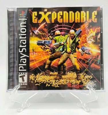 Expendable - (PS1, 2000) *CIB + Case Protector* VGC* Black Label* Tested! READ!