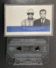 Discography Complete Singles Collection Pet Shop Boys 1991 EMI Cassette VG