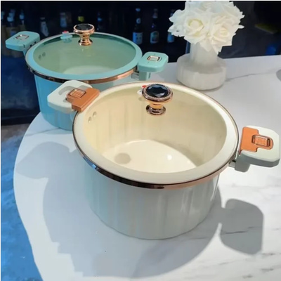 #ad 8L Micro Pressure Cooker Korean Style Vacuum Multifunctional Stew Boil PotDouble $75.94