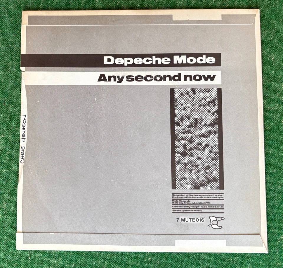 DEPECHE MODE SYNTH POP THREE 7" VINYL 45 RPM RECORDS 7 MUTE016/018/7BONG5 - Image 3 of 4