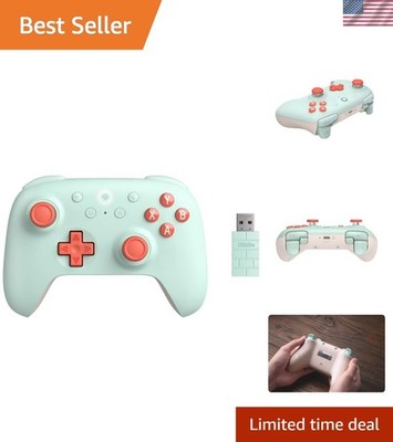 Lightweight Wireless Gaming Controller with Hall Effect Joysticks   Mint Finish