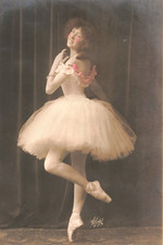 Eva Tanguay c1900 Photo Vaudeville Girl Stage Theater Burlesque Ballerina *P186a
