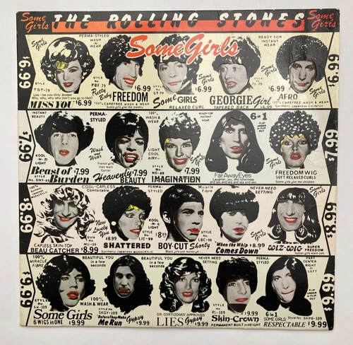 Rolling Stones Banned Album Cover "Some Girls" COC39108 - Rare 1st Press 1978