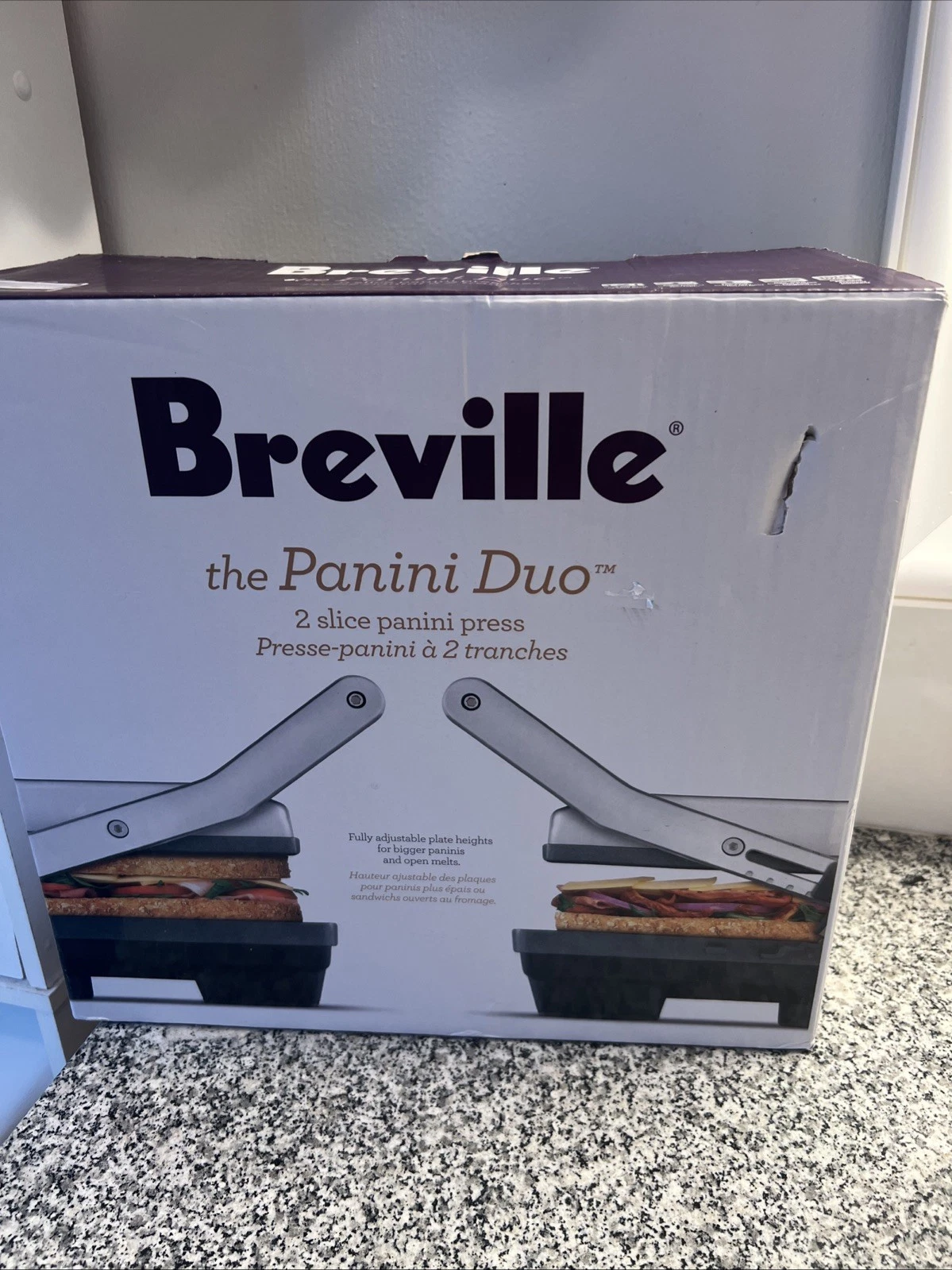 Breville Panini Duo Electric Sandwich Maker Nonstick Stainless Steel BSG520XL
Opens in a new window