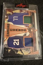 2023 Leaf Art of Sport -Canvas Combos Luka Doncic, Joel Embid #CC-12 /35