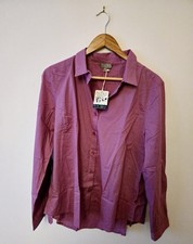 Patra Women shirt lilac color size xxl 100% cotton brand new