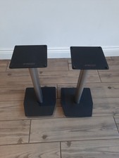 speaker stands pair alphason metal with spikes 