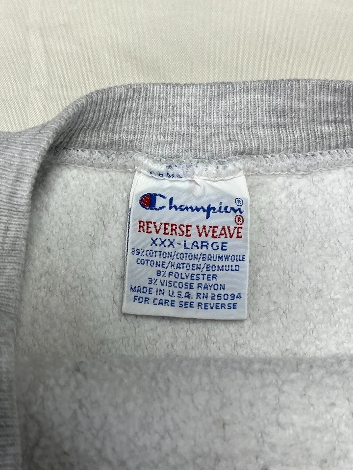 Vintage 90's Era OHIO UNIVERSITY Bobcat Champion Reverse Weave Sweatshirt - XXXL - Image 4 of 4