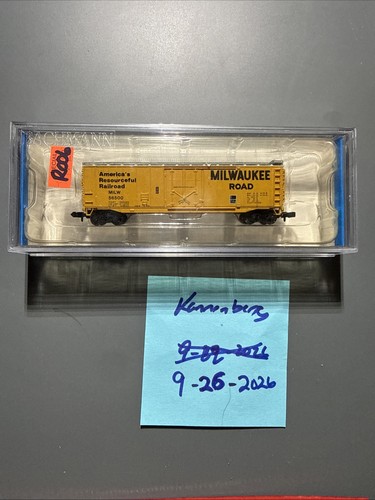 71076 Silver Serie N Escala 50' Enchufe Puerta Caja Coche Milwaukee Road #56500 R006 | Condition: Used