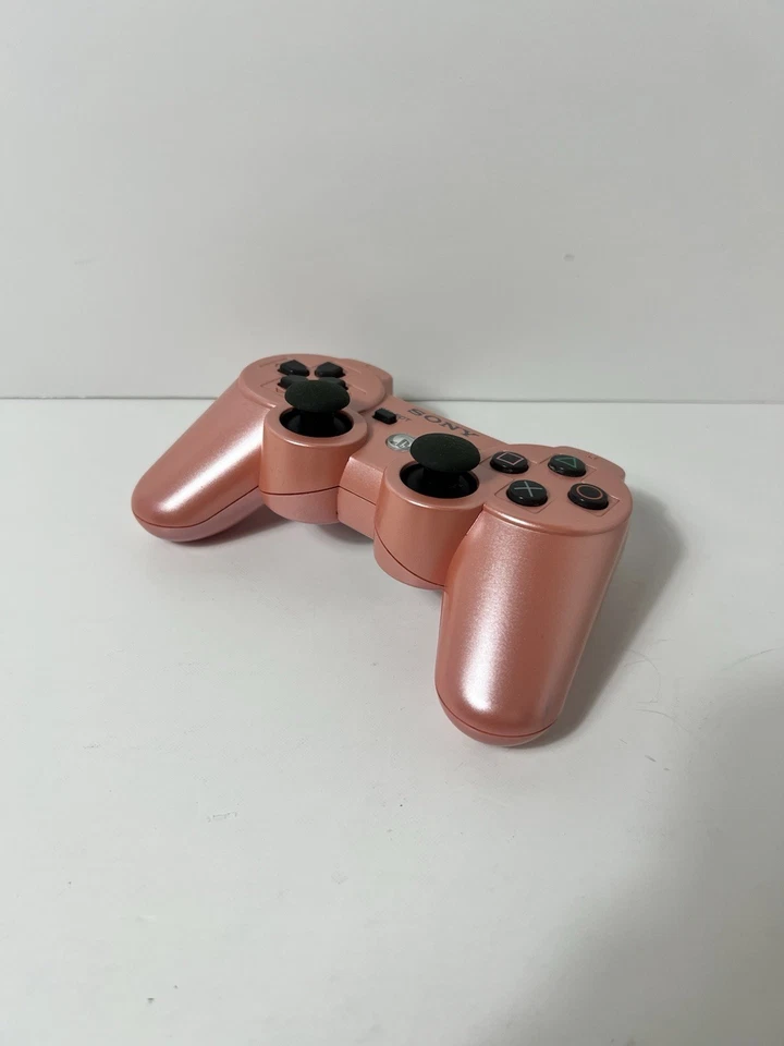 PlayStation 3 PS3 Dualshock Sixaxis Controller OEM Candy Metallic Pink Working - Image 4 of 4
