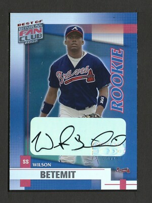 2002 Donruss Best of Fan Club Autographs #216 Wilson Betemit 486/1350
