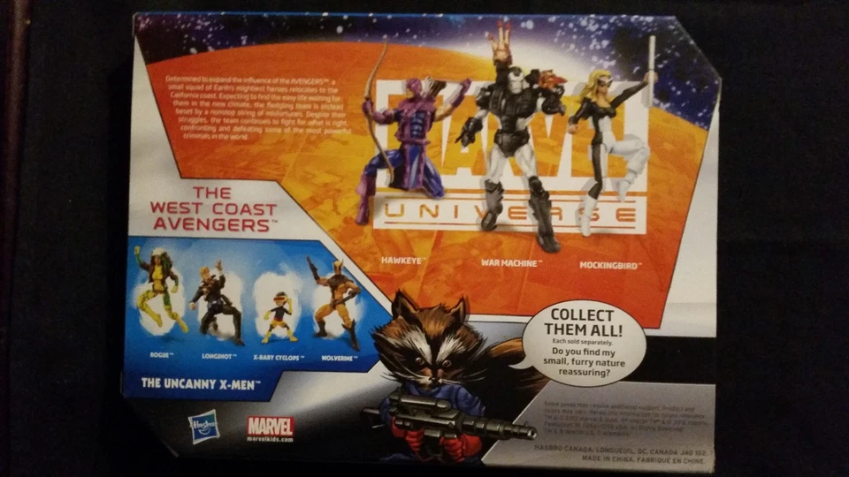 Marvel UNIVERSE THE WEST COAST AVENGERS MOKINGBIRD, HAWKEYE, WAR MACHINE - Image 2 of 2