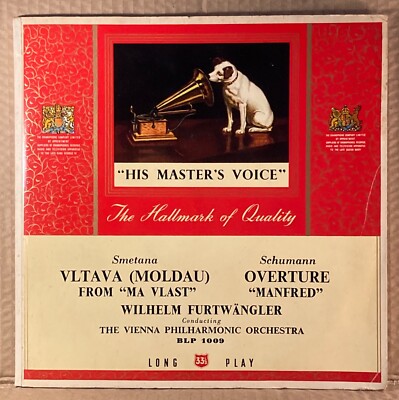 Wilhelm Furtwängler Smetana Vltava Manfred Overture HMV Classical  