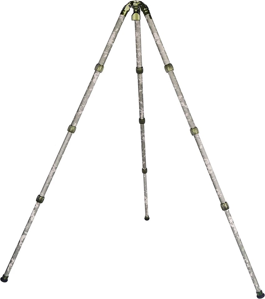 Sirui CT-3204 Pro Carbon 4-Step Tripod Legs Only Green Digi Camo Flat/75mm Bowl - Image 2 of 4