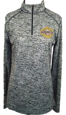 OktoberFest Walla Walla 1/2 Zip Base Layer Womens M Green Spacedye Badger Sport