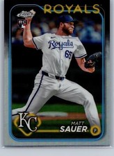 2024 Topps Chrome Update Matt Sauer - Refractor #USC155 Kansas City Royals