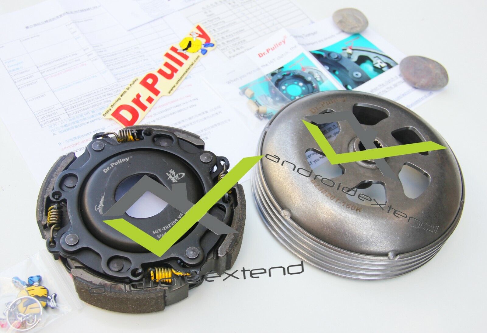 KYMCO XCITING 500 DR PULLEY CLUTCH +  OUTER  BELL  