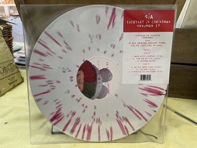 LIMITED BLACK FRIDAY RSD SIA EVERYDAY IS CHRISTMAS SNOWMAN EP SPLATTER VINYL