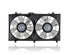 Dual Radiator Condenser Fan Fit 7397 12-15 Chevrolet Camaro Coup/Convert 3.6L V6