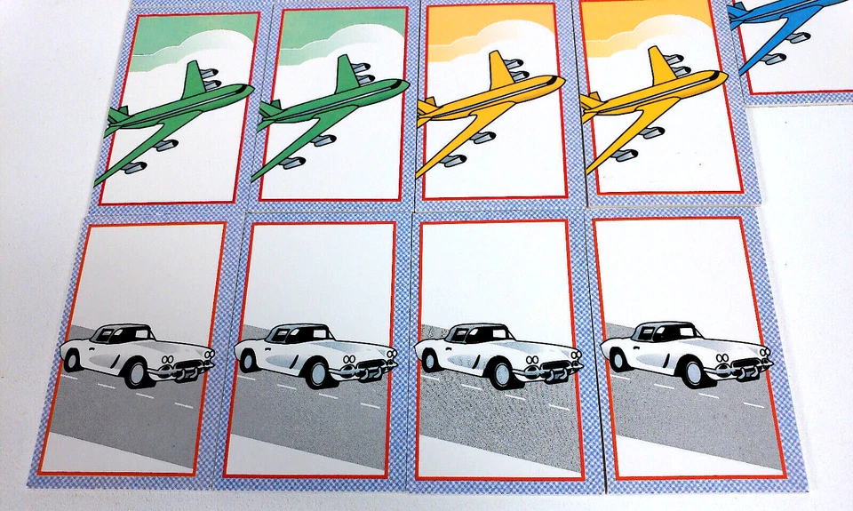 10 Days In the USA Strategy Board Game Out of the Box Replacement Vehicle Cards - Image 4 of 4
