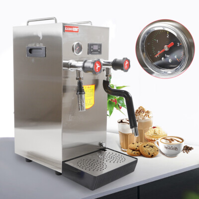 8L Commercial Milk Frother Steamer Full-Automatic Boiling Water Frothing Machine
