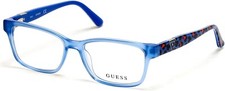 GUESS GU9201 090 Blue Plastic Optical Eyeglasses Frame 49-14-135 GU 9201 RX