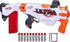 NERF GUN Ultra Focus Motorized Blaster, 10-Dart Clip (Amazon Exclusive)
