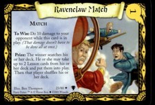 Harry Potter Juego de Cartas Coleccionables Copa Quidditch #23 Ravenclaw Match