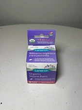 Lansinoh Organic NIPPLE BALM Breastfeeding Safe for Mom & Baby 2 oz Jar Exp 5/24