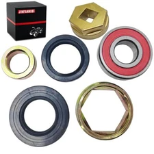 Frame Steering Stem Bearing Seal Holder Nut Kit for Yamaha Wolverine 350 1995-05