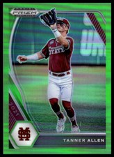 Tanner Allen 2021 Panini Prizm Draft Picks #PDP118 Lime Green Prizm