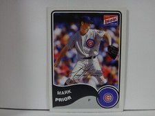 2003 Bazooka Mini Baseball Card #22A Mark Prior Logo