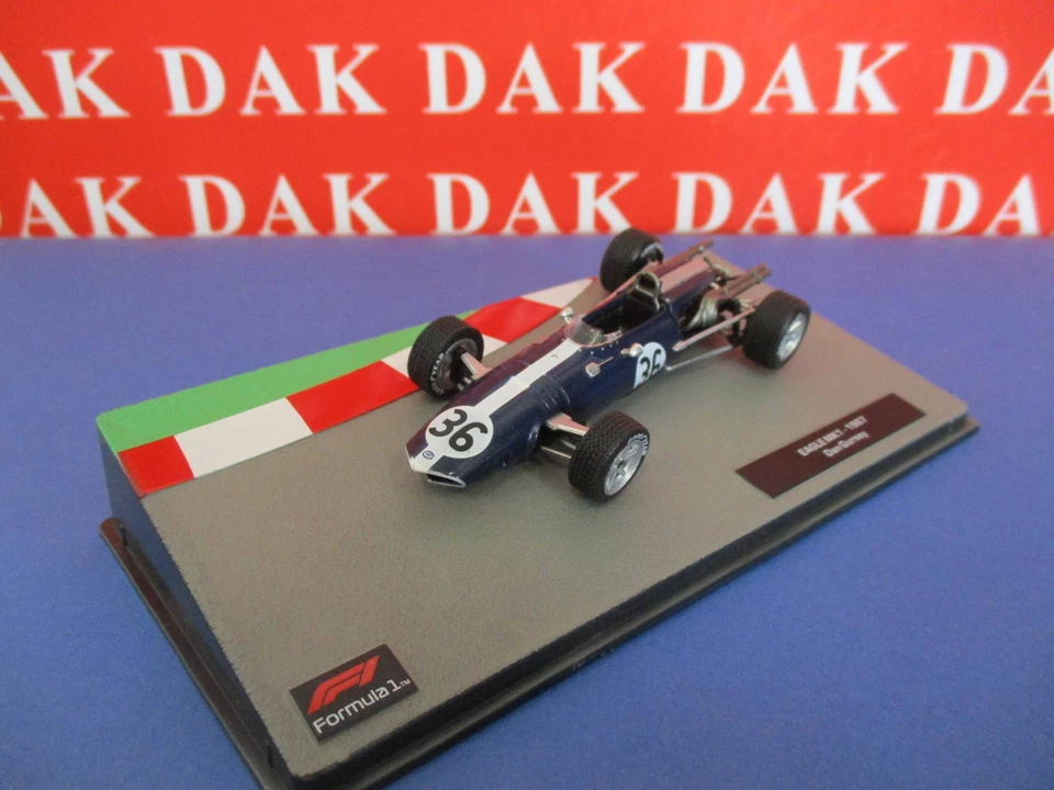 Die cast 1/43 Modellino Auto F1 Eagle MKI 1967 D. Gurney - Immagine 2 di 4