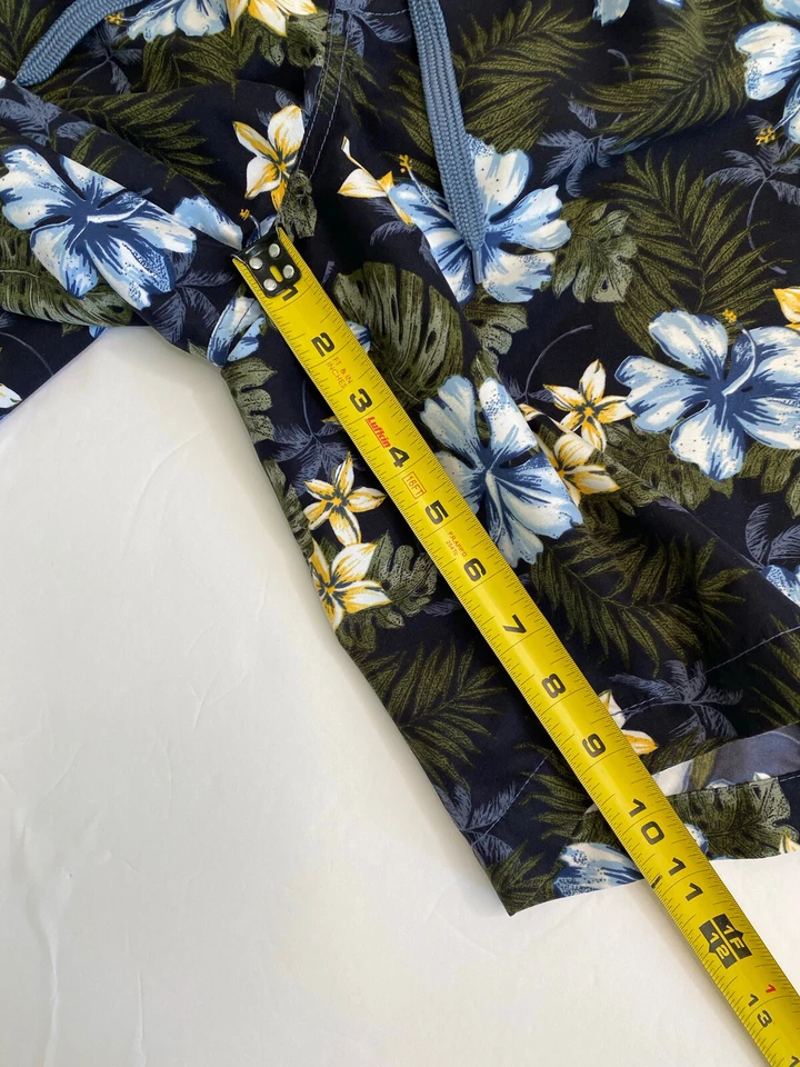 Island Shores Bañador Azul Estampado Flor Hombre Talla L Foto 3 de 4