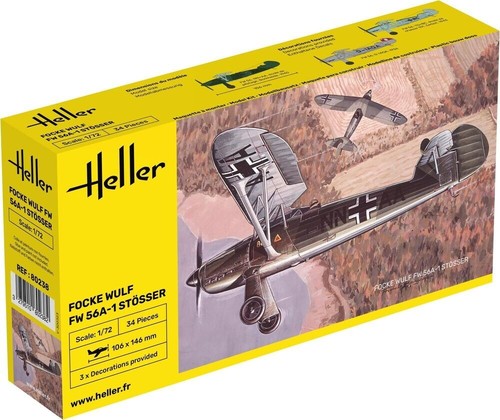 HELLER 80238. Focke Wulf FW 56A-1 Stösser Bausatz im Maßstab 1:72 - Bild 5 von 7