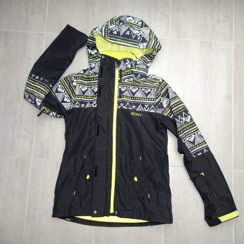 ROXY 42 XL WOMENS SNOW JACKET BLACK DAMEN SKI SNOWBOARD JACKE SCHWARZ 200€ NEUW