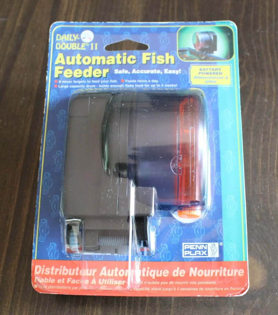 Battery operated fish feeder hot sale