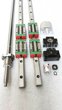 2 pcs HGR15-900mm Linear rail RM1605-900mm Ballscrew BF12/BK12 6.35 10mm Kit