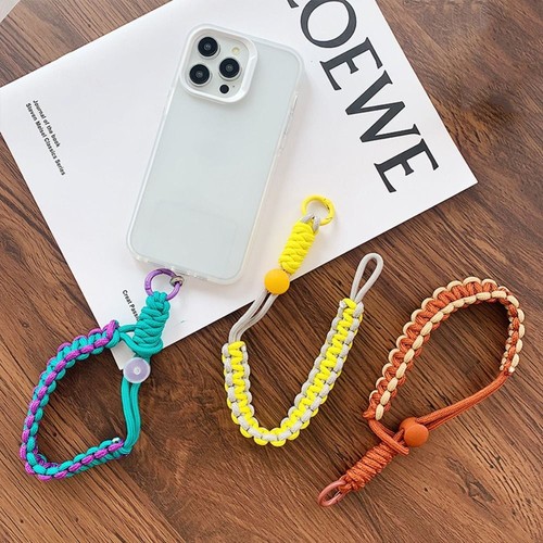 Hand-woven Woven Colorful Adjustable Phone Straps Bag Hanging - 第 3/19 張圖片