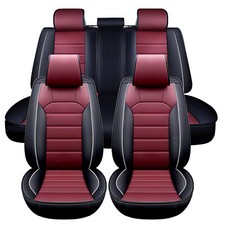 For Ford Car Seat Covers Leather Full Set 5-seats Front Rear Protectors Cushion For Ford Car Seat Covers Leather Full Set 5-seats Front Rear Protectors Cushion