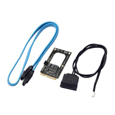Msata To Msata/Sata Converter Adapter with Power Support Full/Half Size