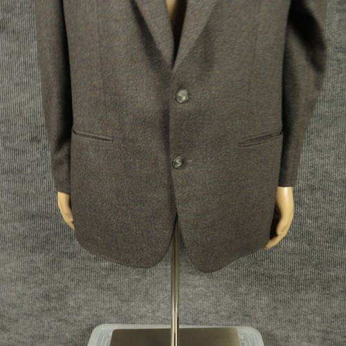 Durban Sport Coat Mens Large Wool Cashmere Designer 2 Button Up Lined Pockets - Picture 3 of 15