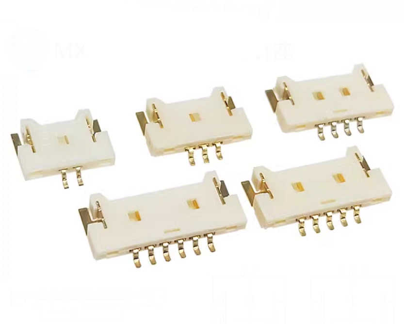 MX1.25mm Connector Plastic SMD Horizontal Gold-Plated Terminal Socket 2~8P 10pcs - Image 2 of 4